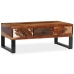 Mesa de centro de madera maciza sheesham 90x50x35 cm