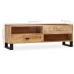 Mueble de TV de madera maciza de mango 120x30x40 cm