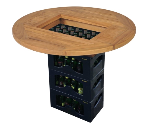 Tablero para caja de cerveza madera de teca 70 cm