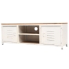 Mueble para TV blanco 120x30x40 cm