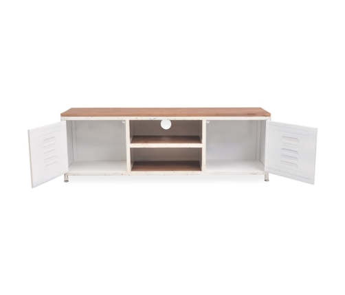 Mueble para TV blanco 120x30x40 cm