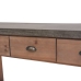 Mesa consola de madera de abeto maciza 122x35x80 cm