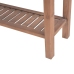 Mesa consola de madera de abeto maciza 122x35x80 cm