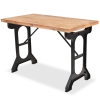 Mesa de comedor superficie madera maciza de abeto 122x65x82 cm