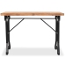 Mesa de comedor superficie madera maciza de abeto 122x65x82 cm