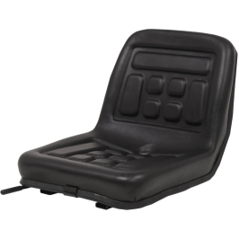 Asiento de tractor universal negro