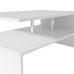 vidaXL Mesa de centro de madera contrachapada 90x59x42cm blanca