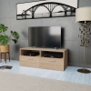 Mueble de TV madera de ingeniería roble 95x35x36 cm