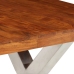 Mesa de comedor de madera maciza 180x90x76 cm