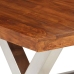 Mesa de comedor de madera maciza 180x90x76 cm