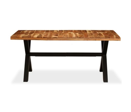 Mesa de comedor madera maciza de acacia y mango 180x90x76 cm