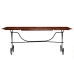 Mesa de comedor madera maciza acabado miel 200x100x76 cm