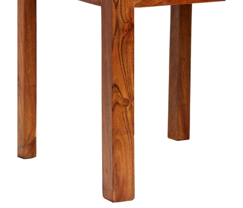 Sillas de comedor modernas 2 uds madera maciza acabado miel