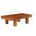 Mesa de centro madera maciza acacia acabado miel 100x50x30 cm