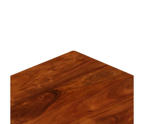 Mesa de centro madera maciza acacia acabado miel 100x50x30 cm