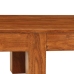 Mesa de centro madera maciza acacia acabado miel 100x50x30 cm