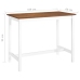 vidaXL Mesa de bar madera maciza 108x60x91 cm