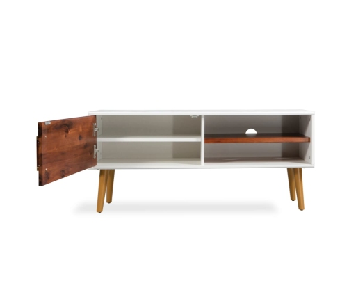 vidaXL Mueble para TV de madera maciza de acacia 120x35x45 cm