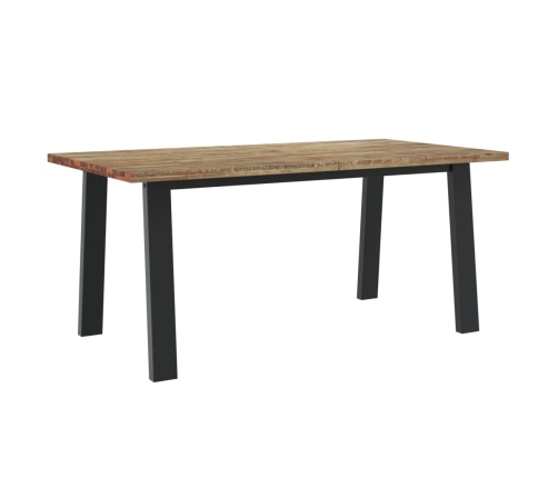 Mesa de comedor de madera maciza de acacia 170x90 cm