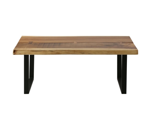 Mesa de centro de madera maciza de suar 102x56x41 cm