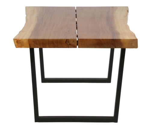 Mesa de centro de madera maciza de suar 102x56x41 cm