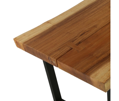 Mesa de centro de madera maciza de suar 102x56x41 cm