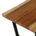 Mesa de centro de madera maciza de suar 102x56x41 cm