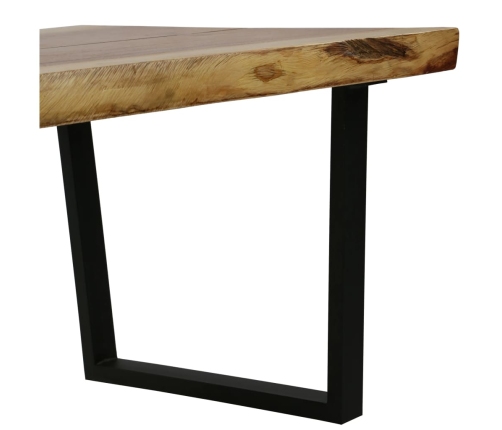 Mesa de centro de madera maciza de suar 102x56x41 cm