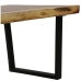 Mesa de centro de madera maciza de suar 102x56x41 cm