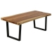 Mesa de centro de madera maciza de suar 102x56x41 cm