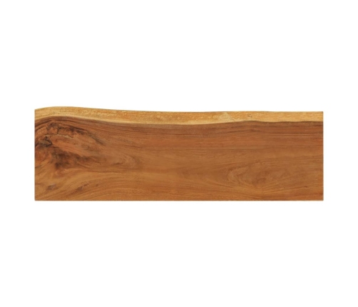 Mesa consola de madera maciza de suar 110x35x75 cm