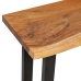 Mesa consola de madera maciza de suar 110x35x75 cm