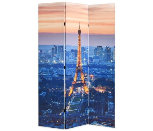 Biombo divisor plegable 120x170 cm París de noche