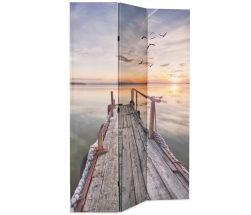 Biombo divisor plegable 120x170 cm lago