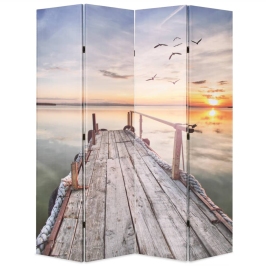 Biombo divisor plegable 160x170 cm lago