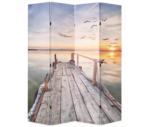 Biombo divisor plegable 160x170 cm lago