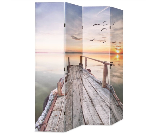 Biombo divisor plegable 160x170 cm lago