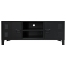 Mueble para TV metal estilo industrial negro 120x35x48 cm