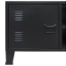 Mueble para TV metal estilo industrial negro 120x35x48 cm