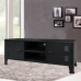 Mueble para TV metal estilo industrial negro 120x35x48 cm