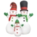 Familia de muñecos de nieve inflable Navidad LED IP44 240 cm