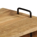 Mesa de centro de madera maciza de mango 100x60x45 cm