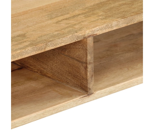 Mesa de centro de madera maciza de mango 100x60x45 cm