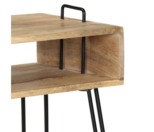 Mesa consola de madera maciza de mango 115x35x76 cm