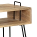 Mesa consola de madera maciza de mango 115x35x76 cm