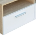 Mueble de TV 2 pzs madera ingeniería roble y blanco 95x35x36 cm