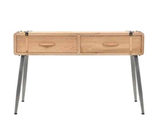 Mesa consola de madera de abeto maciza 115x40,5x76 cm