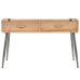 Mesa consola de madera de abeto maciza 115x40,5x76 cm