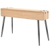 Mesa consola de madera de abeto maciza 115x40,5x76 cm