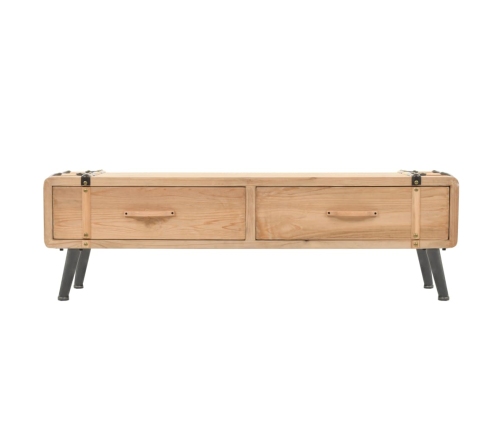 Mueble para TV madera maciza de abeto 120x33x35 cm